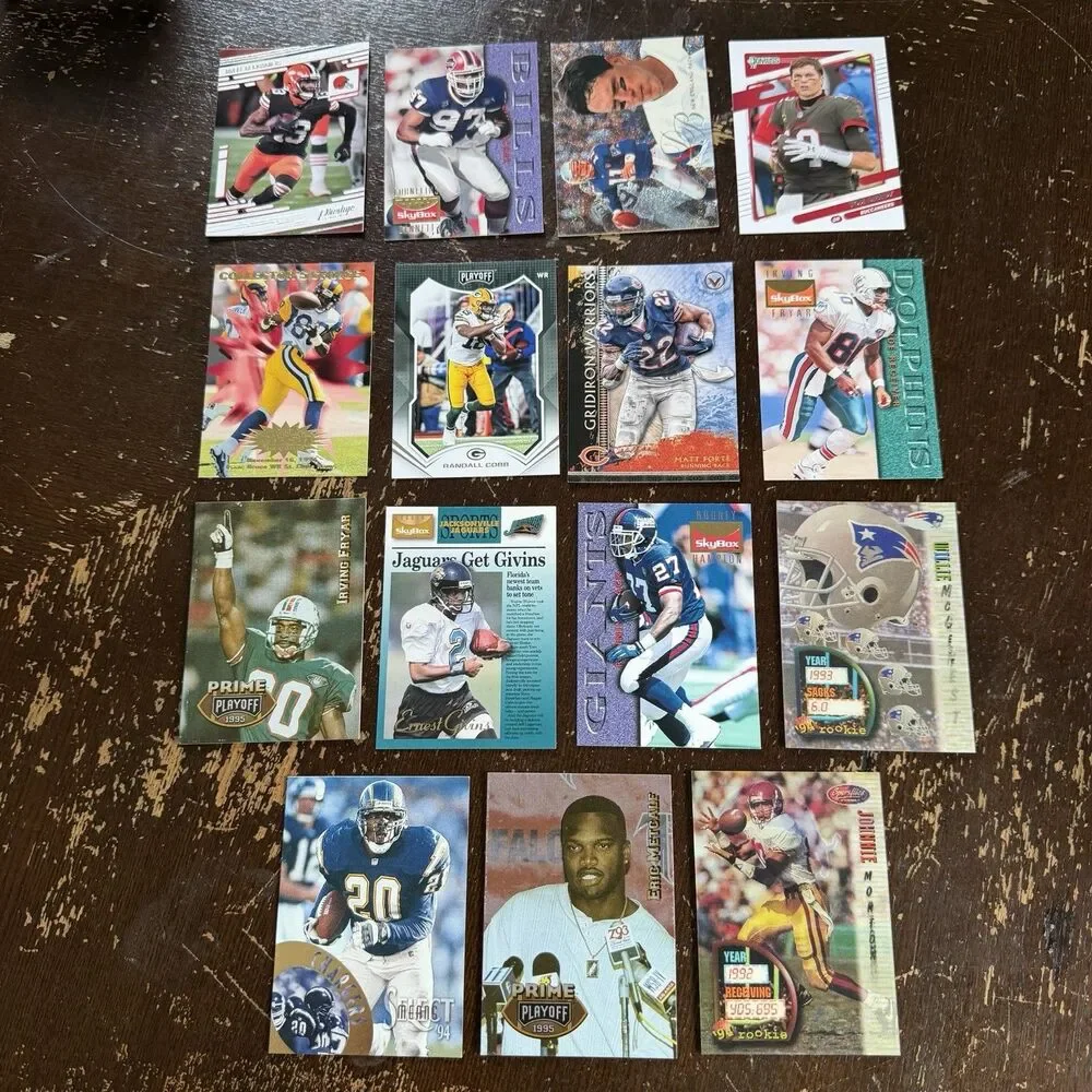 Football Cards Lot 200 NM ALL STARS w 1997 Pacific Diagon Silver Barry Sanders